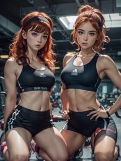 Hentai Fitness Ladies #Hentai,Comic,Anime