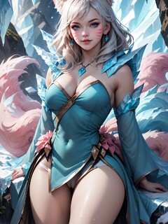 Ahri - Christmas Wonderland #hentai,anime,comic