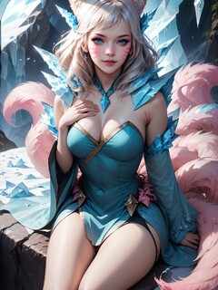 Ahri - Christmas Wonderland #hentai,anime,comic