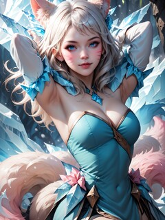 Ahri - Christmas Wonderland #hentai,anime,comic