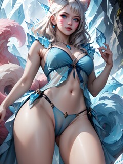 Ahri - Christmas Wonderland #hentai,anime,comic