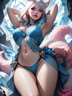 Ahri - Christmas Wonderland #hentai,anime,comic
