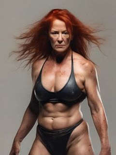 AI GRANNY 362 wrestler