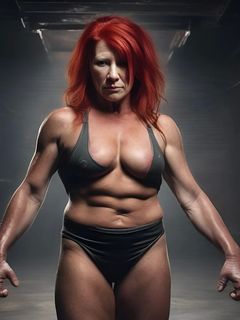 AI GRANNY 362 wrestler