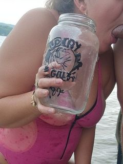 Drunk Women at the Lake