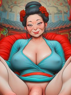 Sexy futa with musky feet