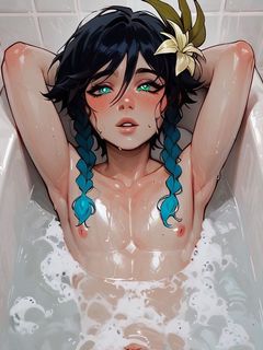 Venti Femboy Hentai AI Artwork [AtticArt] #3