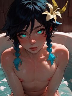 Venti Femboy Hentai AI Artwork [AtticArt] #3