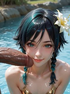 Venti Femboy Hentai AI Artwork [AtticArt] #1