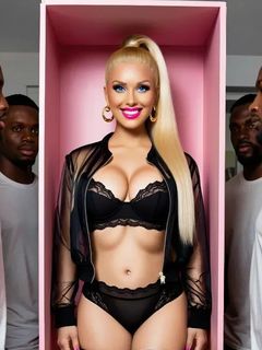 AI Barbie-doll delivery for black guys