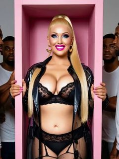 AI Barbie-doll delivery for black guys