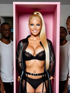 AI Barbie-doll delivery for black guys
