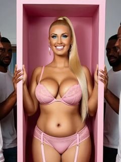 AI Barbie-doll delivery for black guys