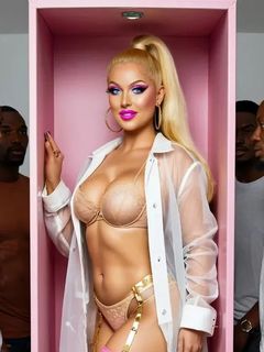 AI Barbie-doll delivery for black guys