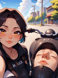 Rendered Human Motorcycle Seat Images (Free for caption use)
