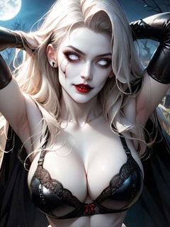 beautiful lady death horny art ai