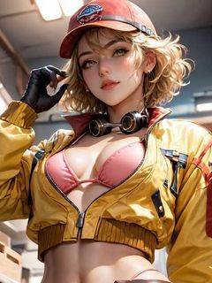 final fantasy 15 cindy topless and fucked