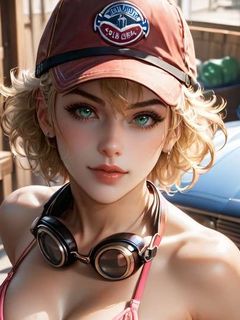 final fantasy 15 cindy topless and fucked