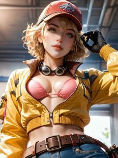 final fantasy 15 cindy topless and fucked