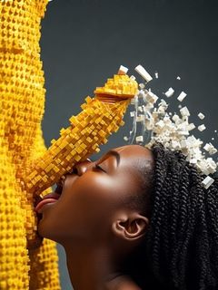 Lego NSFW - African ladies love Lego cock 1