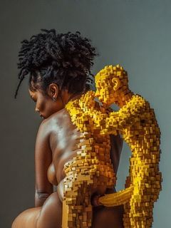 Lego NSFW - African ladies love Lego cock 1