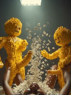 Lego NSFW - African ladies love Lego cock 1