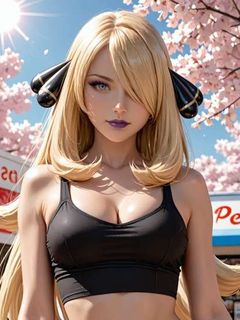 pokemon champion Cynthia hentai