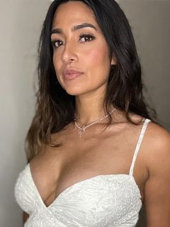 Pregnant Latinas in Wedding Dresses