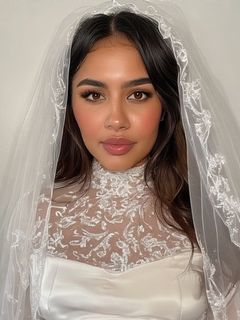 Pregnant Latinas in Wedding Dresses