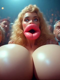 Bimbo Gooners At The Adult Cinema