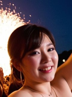 Fireworks   Breasts = Double Happy